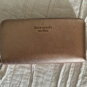 Kate spade Staci large wallet (Rose Gold)